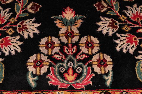 Sarouk Black Hand Knotted 810 X 1111  Area Rug 301-30763 Image 8