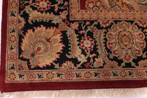 Jaipur Red Hand Knotted 811 X 1110  Area Rug 301-30764 Image 1
