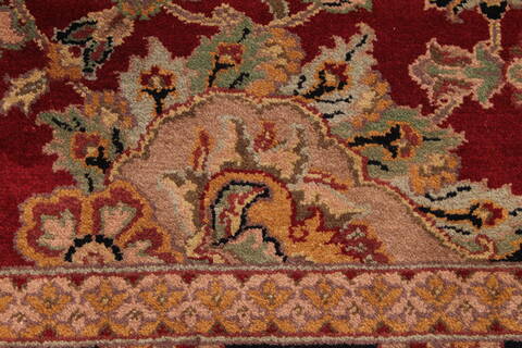 Jaipur Red Hand Knotted 811 X 1110  Area Rug 301-30764 Image 9