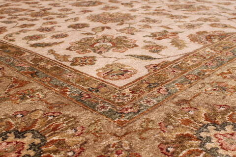 Jaipur Beige Hand Knotted 810 X 119  Area Rug 301-30766 Image 2