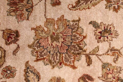 Jaipur Beige Hand Knotted 810 X 119  Area Rug 301-30766 Image 7