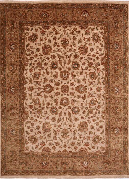 Jaipur Beige Hand Knotted 810 X 119  Area Rug 301-30766 Image 0