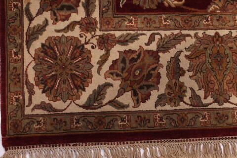 Jaipur Red Hand Knotted 90 X 1111  Area Rug 301-30797 Image 1