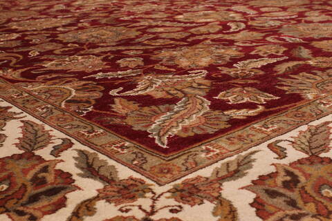 Jaipur Red Hand Knotted 90 X 1111  Area Rug 301-30797 Image 2