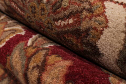 Jaipur Red Hand Knotted 90 X 1111  Area Rug 301-30797 Image 4