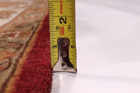 Jaipur Red Hand Knotted 90 X 1111  Area Rug 301-30797 Image 6