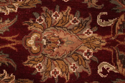 Jaipur Red Hand Knotted 90 X 1111  Area Rug 301-30797 Image 9