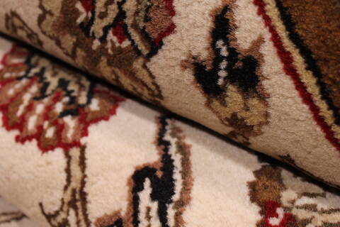 Jaipur White Hand Knotted 90 X 123  Area Rug 301-30800 Image 4