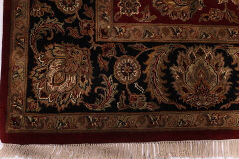 Jaipur Red Hand Knotted 90 X 121  Area Rug 301-30808 Image 2
