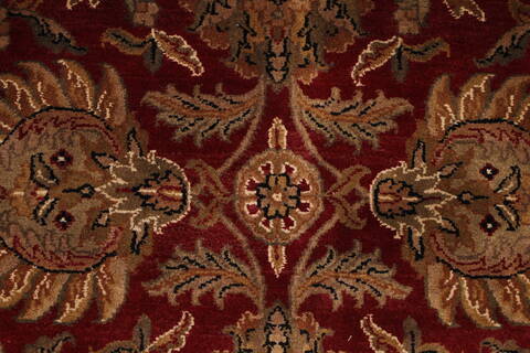 Jaipur Red Hand Knotted 90 X 121  Area Rug 301-30808 Image 4