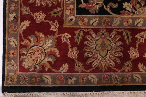 Jaipur Black Hand Knotted 811 X 118  Area Rug 301-30820 Image 1