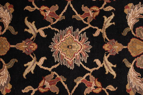 Jaipur Black Hand Knotted 811 X 118  Area Rug 301-30820 Image 3