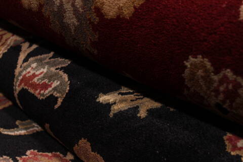 Jaipur Black Hand Knotted 811 X 118  Area Rug 301-30820 Image 4