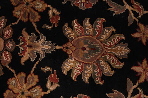 Jaipur Black Hand Knotted 811 X 118  Area Rug 301-30820 Image 8