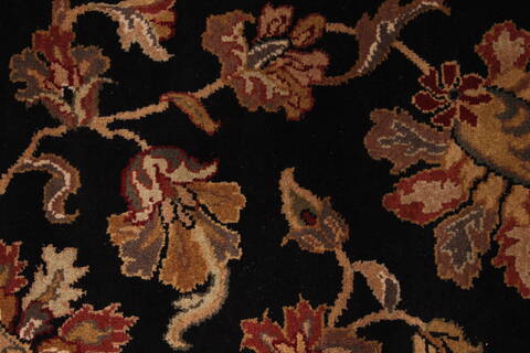 Jaipur Black Hand Knotted 811 X 118  Area Rug 301-30820 Image 9