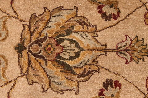 Jaipur Beige Hand Knotted 83 X 112  Area Rug 301-30821 Image 10
