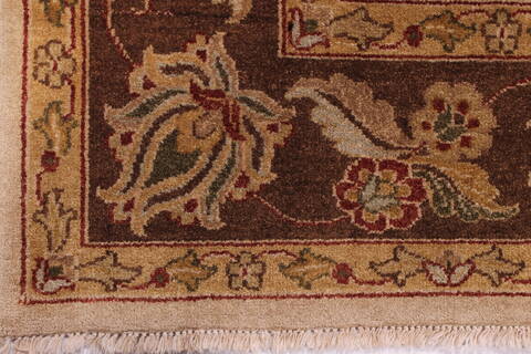 Jaipur Beige Hand Knotted 83 X 112  Area Rug 301-30821 Image 2