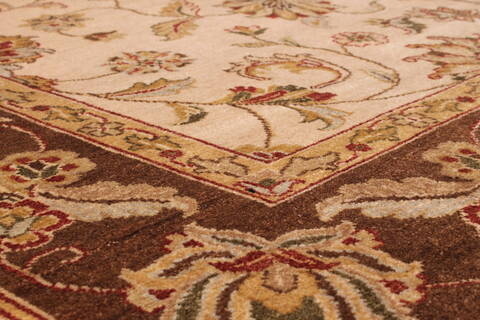 Jaipur Beige Hand Knotted 83 X 112  Area Rug 301-30821 Image 3