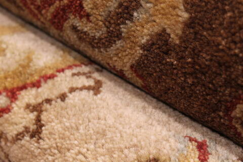 Jaipur Beige Hand Knotted 83 X 112  Area Rug 301-30821 Image 5