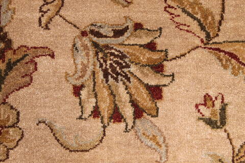 Jaipur Beige Hand Knotted 83 X 112  Area Rug 301-30821 Image 8