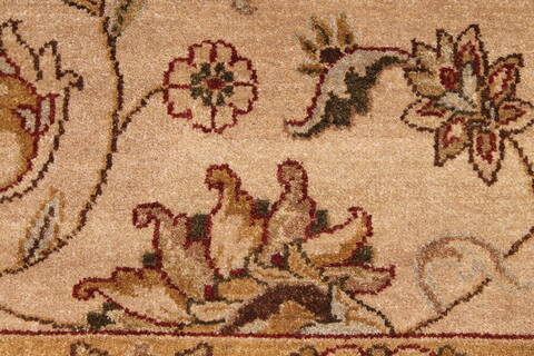 Jaipur Beige Hand Knotted 83 X 112  Area Rug 301-30821 Image 9