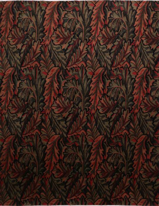Nepal Black Hand Knotted 92 X 117  Area Rug 301-30823 Image 0