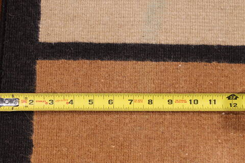 Indo-Tibetan Black Hand Knotted 90 X 120  Area Rug 301-30827 Image 5