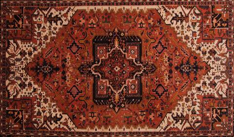 Heriz Brown Hand Knotted 1011 X 168  Area Rug 400-30845 Image 3
