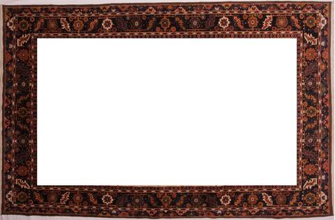 Heriz Brown Hand Knotted 1011 X 168  Area Rug 400-30845 Image 4