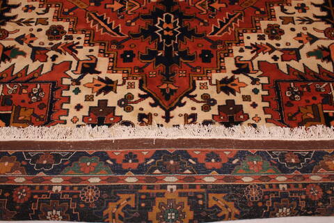 Heriz Brown Hand Knotted 1011 X 168  Area Rug 400-30845 Image 6