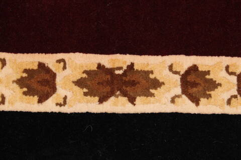 Modern Red Hand Knotted 87 X 118  Area Rug 301-30852 Image 7