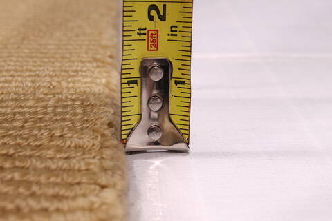 Indo-Tibetan Beige Hand Knotted 89 X 116  Area Rug 301-30858 Image 5