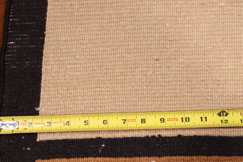 Indo-Tibetan Black Hand Knotted 90 X 120  Area Rug 301-30860 Image 6