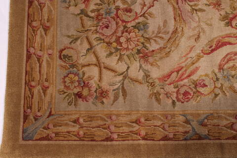 Tibetan Yellow Hand Knotted 90 X 120  Area Rug 301-30865 Image 1