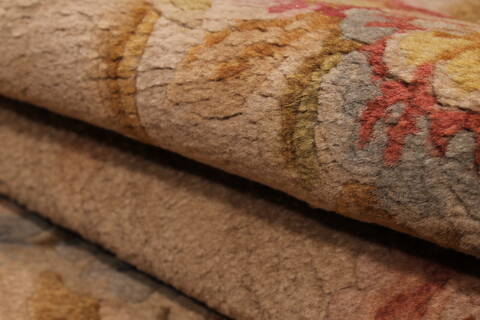 Tibetan Yellow Hand Knotted 90 X 120  Area Rug 301-30865 Image 4