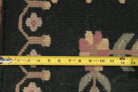 Nepal Green Hand Knotted 89 X 121  Area Rug 301-30875 Image 5