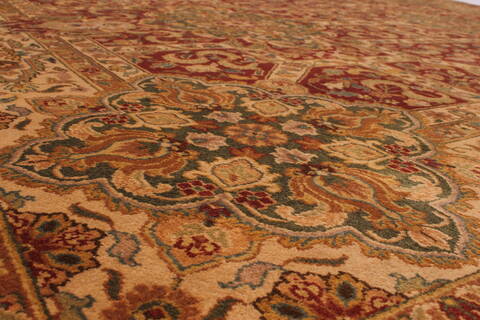 Jaipur Red Hand Knotted 100 X 139  Area Rug 301-30880 Image 2
