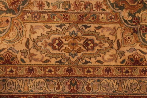 Jaipur Red Hand Knotted 100 X 139  Area Rug 301-30880 Image 5