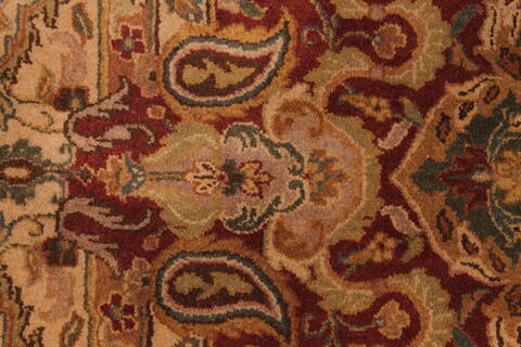 Jaipur Red Hand Knotted 100 X 139  Area Rug 301-30880 Image 6