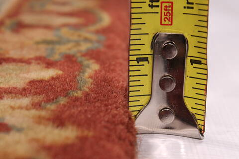 Jaipur Red Hand Knotted 100 X 139  Area Rug 301-30880 Image 9