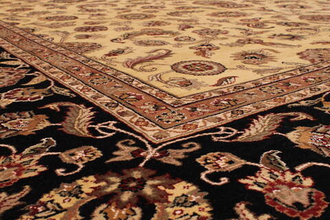 Jaipur Yellow Hand Knotted 101 X 142  Area Rug 301-30883 Image 2