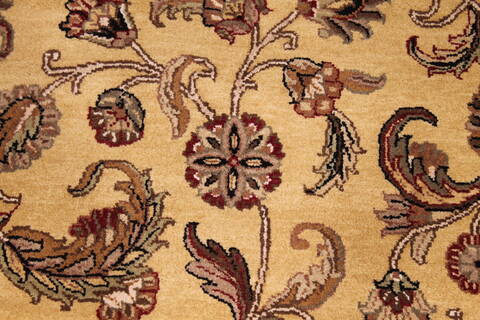 Jaipur Yellow Hand Knotted 101 X 142  Area Rug 301-30883 Image 5