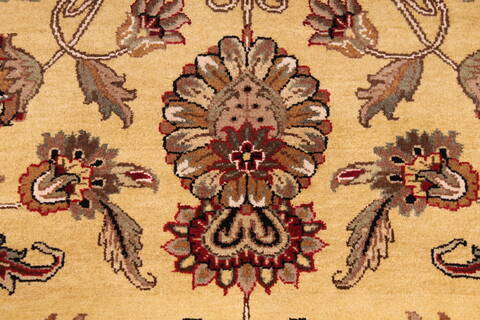 Jaipur Yellow Hand Knotted 101 X 142  Area Rug 301-30883 Image 6