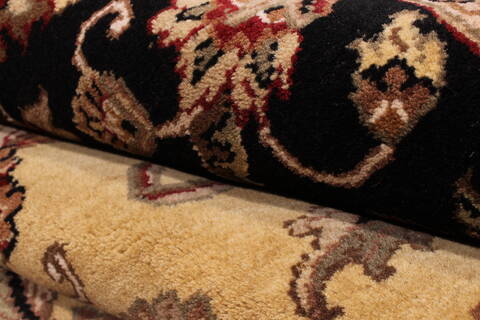 Jaipur Yellow Hand Knotted 101 X 142  Area Rug 301-30883 Image 8