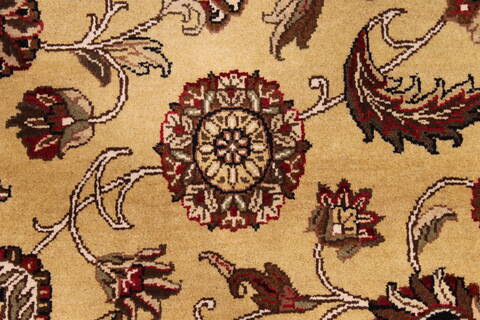 Jaipur Yellow Hand Knotted 100 X 143  Area Rug 301-30885 Image 5