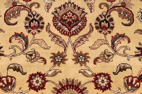 Jaipur Yellow Hand Knotted 100 X 143  Area Rug 301-30885 Image 8