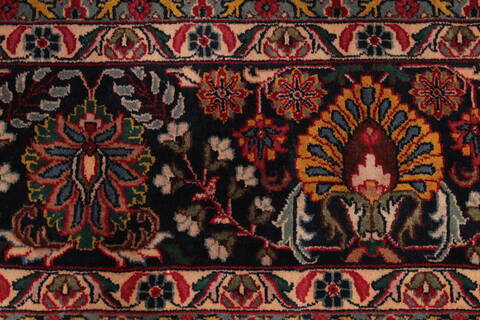 Sarouk Beige Hand Knotted 99 X 1311  Area Rug 301-30891 Image 9