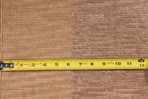 Indo-Tibetan Yellow Hand Knotted 99 X 139  Area Rug 301-30902 Image 3
