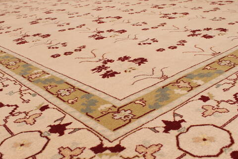 Jaipur Beige Hand Knotted 96 X 133  Area Rug 301-30926 Image 2