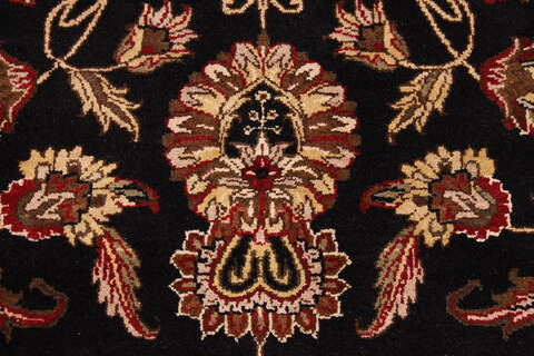 Jaipur Black Hand Knotted 100 X 142  Area Rug 301-30930 Image 10